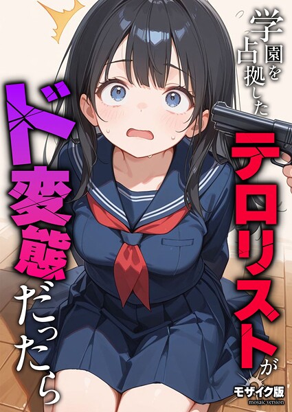 学園を占拠したテロリストがド変態だったら モザイク版 エロ漫画hitomi